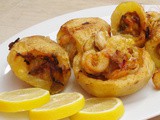 Shrimp stuffed potatoes