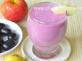 Black Jamun Apple Smoothie Recipe