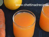 Carrot Orange Juice Recipe