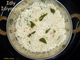 Left Over Recipe - Left over Idly Idiyappa Upma / Idly Idiyappam Recipe