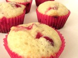 Cranberry White Chocolate Muffins