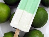 Lime Cream Popsicles