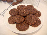 Triple Chocolate Coconut Cookies