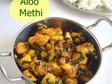 Aloo methi curry recipe|aloo methi sabzi
