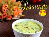 Basundi-indian dessert recipes