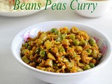 Beans peas poriyal|beans peas curry–poriyal recipes