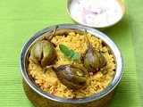 Brinjal Biryani/Kathirikai Biryani Recipe