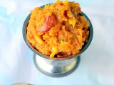 Carrot Halwa With Khoya In Pressure Cooker–Gajar Ka Halwa With Khoya