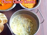 Chow Chow Kootu Recipe – Chayote Kootu Recipe In Pressure Cooker