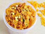 Cornflakes mixture recipe|chivda(microwave)-snacks recipes