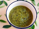 Curry leaves chutney recipe (without coconut)/ karuveppilai chutney for idli,dosa