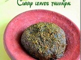 Curry leaves thuvaiyal|karuveppilai thogayal recipe