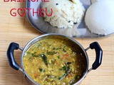 Easy Brinjal Gothsu/Kathirikai Gothsu Recipe For Idli,Pongal