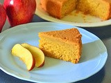 Eggless Apple Cake Recipe – How To Make Apple Cake (Microwave and convection oven version)