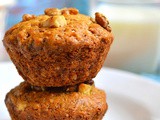 Eggless Banana Walnut Muffin Recipe