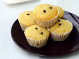 Eggless Vanilla Cupcake Recipe-Moist,Spongy Cupcake