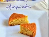 Eggless vanilla sponge cake recipe