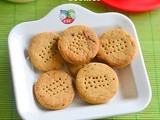 Eggless Wheat Flour Jaggery Cookies – Sugar Free Cookies