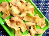 Garlic Ribbon Pakoda | Garlic Ribbon Murukku Recipe