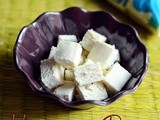 Homemade paneer recipe–indian cooking basics