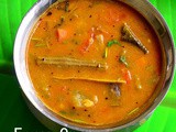 Kerala Sambar Recipe Without Coconut – Easy Onam Sadya Sambar