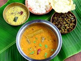 Kerala Varutharacha Sambar – Onam Sambar Recipe