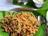 Kerala Veg Biryani Recipe-Malabar Biryani-Sunday Lunch Recipes 5