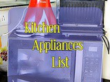 Kitchen Appliances List For Home