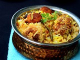 Kofta Biryani Recipe-Vegetarian-Sunday Lunch Recipes Series 25
