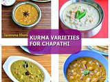 Kurma Recipes – 20 South Indian Kurma Varieties - Side Dish For Chapathi, Dosa