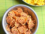 Lotus Stem Chips | Kamal Kakdi Chips | Lotus root chips recipe