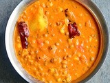 Mangalore Padengi Batata Gassi Recipe–Sprouted Green Gram Curry