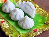 Modak Recipe With Step By Step Pictures - North Indian Ukadiche Modak Recipe