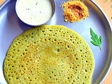 Mudakathan Keerai dosai – Balloon Vine leaves dosa Recipe