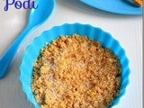 Murukku podi – kids snack recipes