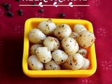 Neer urundai/uppu urundai-steamed rice balls