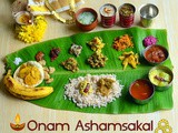Onam Sadya Recipes – Kerala Onam Sadhya Vibhavangal/ Lunch Menu
