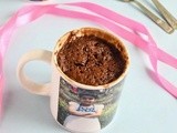One minute eggless chocolate mug cake recipe – microwave