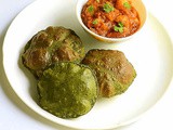 Palak Puri – Spinach Poori Recipe – Pasalai Keerai Poori