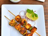 Paneer Tikka Recipe in Tawa &Green Chutney-Stove Top Version