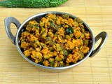 Pavakkai Fry/Poriyal-Bitter Gourd Stir Fry Recipe