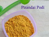 Pirandai podi–Adamant Creeper Chutney Powder for Rice