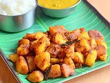 Potato Kara Kari – Urulaikilangu Kara Curry Recipe