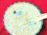 Semiya Javvarisi Payasam–Sago Vermicelli Kheer Recipe