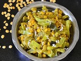 Snake Gourd Poriyal With Chana Dal – Pudalangai Kadalai Paruppu Poriyal Recipe