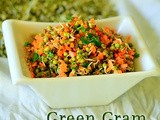 Sprouted Green Gram Salad – Sprouts Salad Recipe