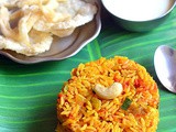 Tomato Rice Recipe In Pressure Cooker – Thakkali Sadam Recipe