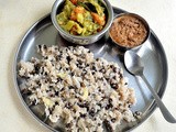 Urad dal rice recipe,ellu(sesame seeds)thuvaiyal,avial–tirunelveli lunch menu
