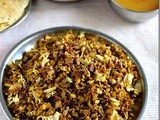 Vazhaipoo poriyal recipe-banana flower curry/stir fry