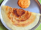 Vazhaithandu dosai – Banana stem dosa / Plantain stem dosa